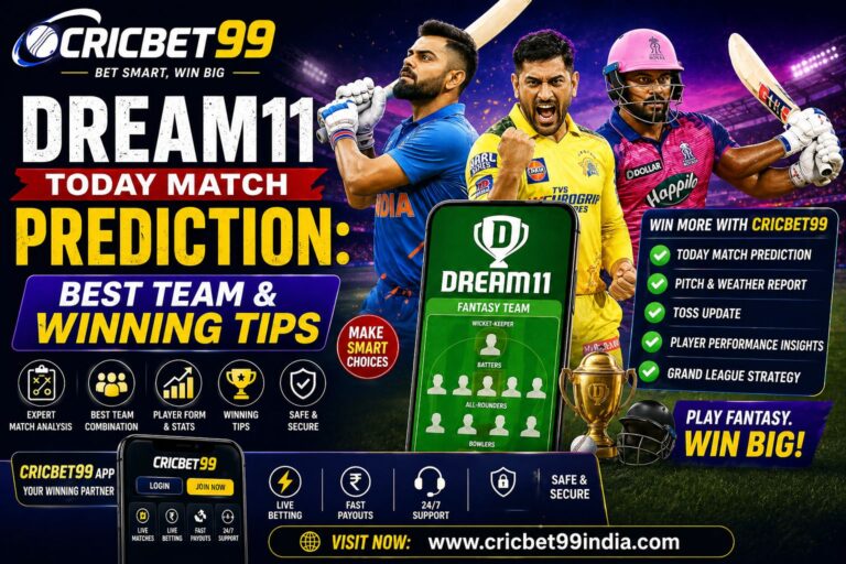 Dream11 Today Match Prediction Best Team & Winning Tips